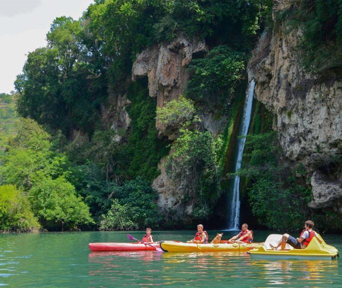 Camping Cascade Aveyron Saint-Rome-de-Tarn Dış mekan fotoğraf